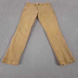 Gap Pants Mens 29x30 Tan Slim Vintage Khaki GapFlex Stretch Cotton Chino Pants
